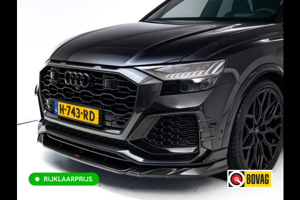 Audi RS Q8 RSQ8 4.0 V8 Urban Dynamic 800 PK / 1000 Nm Quattro | Keramisch | 24" Vossen | Akrapovic Titanium compleet | Panoramadak, Standkachel, Softclose, Stoelverw. & Ventilatie, Elec. trekhaak, B&O, 4 WST