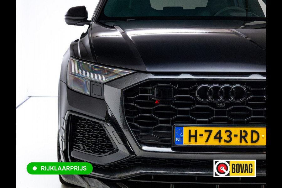 Audi RS Q8 RSQ8 4.0 V8 Urban Dynamic 800 PK / 1000 Nm Quattro | Keramisch | 24" Vossen | Akrapovic Titanium compleet | Panoramadak, Standkachel, Softclose, Stoelverw. & Ventilatie, Elec. trekhaak, B&O, 4 WST
