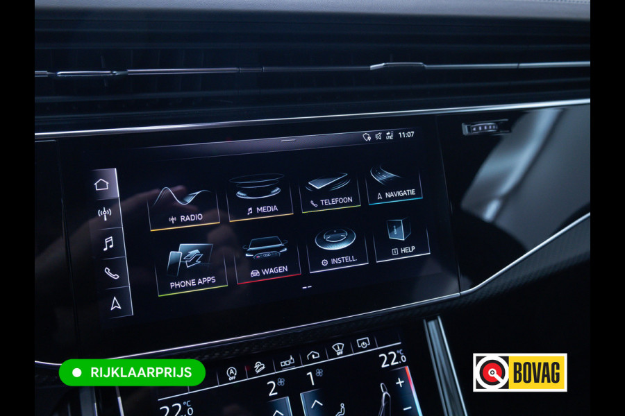 Audi RS Q8 RSQ8 4.0 V8 Urban Dynamic 800 PK / 1000 Nm Quattro | Keramisch | 24" Vossen | Akrapovic Titanium compleet | Panoramadak, Standkachel, Softclose, Stoelverw. & Ventilatie, Elec. trekhaak, B&O, 4 WST