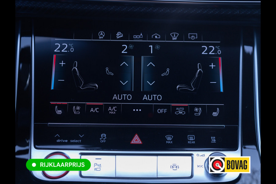 Audi RS Q8 RSQ8 4.0 V8 Urban Dynamic 800 PK / 1000 Nm Quattro | Keramisch | 24" Vossen | Akrapovic Titanium compleet | Panoramadak, Standkachel, Softclose, Stoelverw. & Ventilatie, Elec. trekhaak, B&O, 4 WST