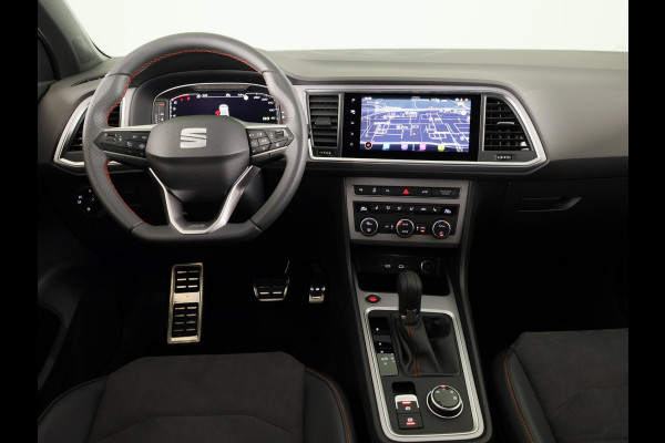 Seat Ateca 1.5 TSI FR Business Intense | SEAT Audio System | Velgen 'Exclusive Glossy Black', 19 inch | Kuipstoelen, Dinamica Aurora Blue (suede look) | Verwambare voorstoelen + Stuurwiel | Reservewiel 18" staal