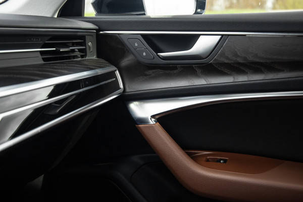 Audi A6 Avant 50 TFSI e quattro Advanced edition BRUIN LEER / CARPLAY / BTW AUTO / KEYLESS / DEALER ONDERHOUDEN