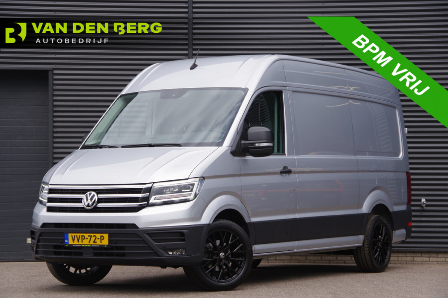 Volkswagen Crafter 35 2.0 TDI L3H3(L2H2) 75 EDITION 177PK AUT. LED, LEDER, TREKHAAK, ERGO ACTIVE GEVEERDE STOEL, STUURVERWARMING, STOELVERWARMING,