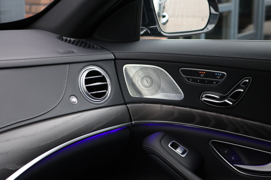 Mercedes-Benz S-Klasse 560 e Lang AMG Line | Luchtvering | Distronic+ | Massage | Stoelventilatie | Panoramadak | Multibeam LED | Soft-Close | Keyless Go | HUD | Apple Carplay |