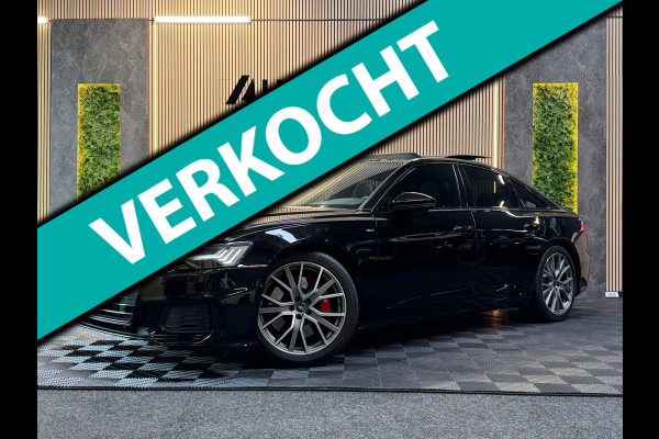 Audi A6 Limousine 50 TFSI e quattro 3x S-LINE |PANO|MATRIXLED|B&O|KEYLESS|DEALER ONDERHOUDEN|SFEERVERLICHTING|TREKHAAK|299PK|VOL!