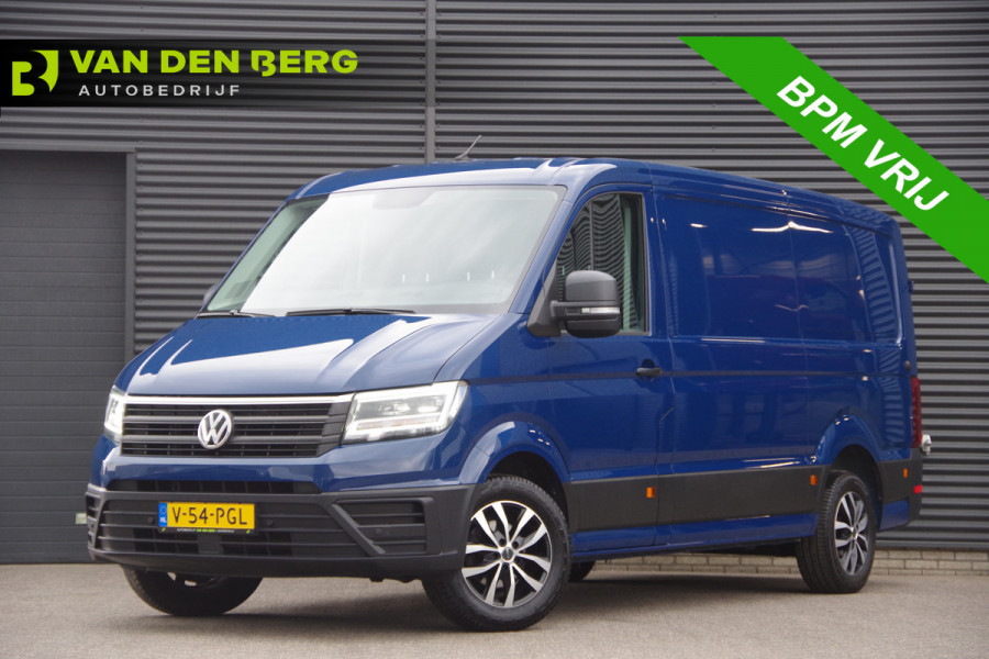 Volkswagen Crafter 35 2.0 TDI L3H2(L2H1) 177PK AUT. 3-ZITS, LED, CAMERA, STANDKACHEL, NAVI, CRUISE, AIRCO, MF STUURWIEL, PARKEERSENSOREN