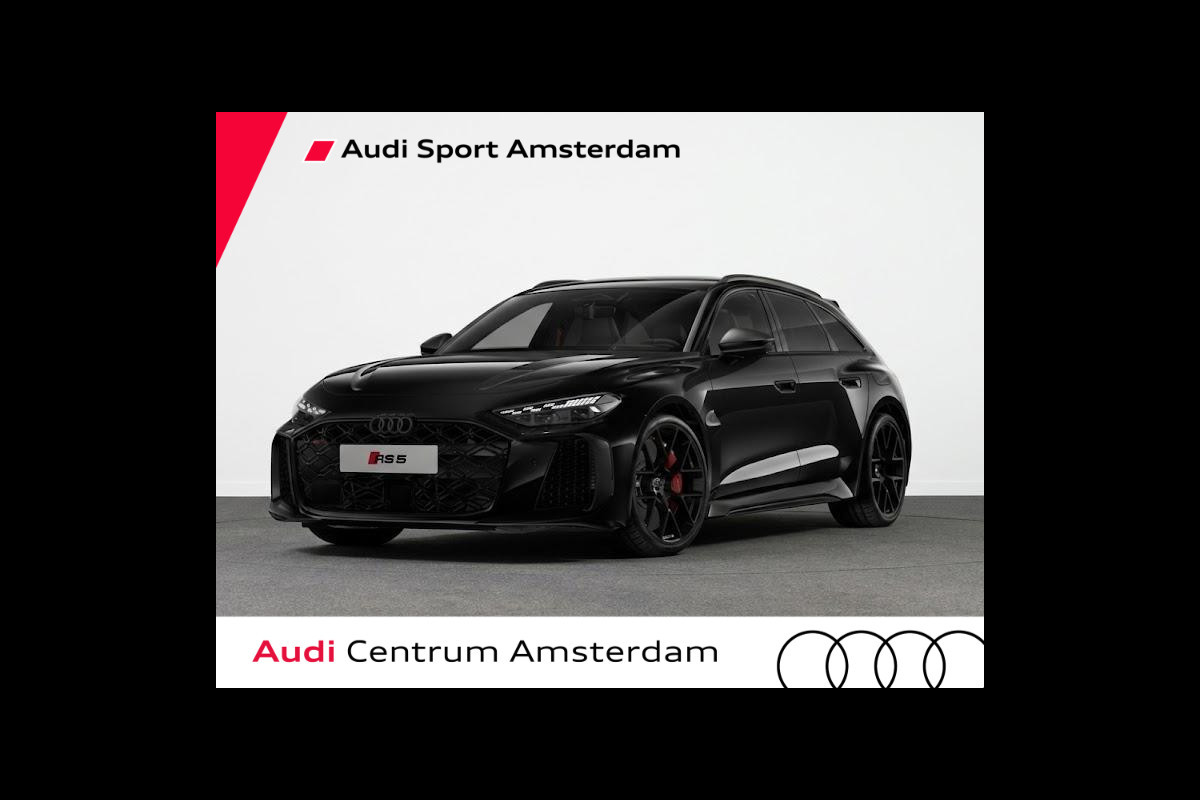 Audi RS5 Avant e-hybrid 470 kW / 639 pk | Audi Sportpakket | Optiekpakket carbon | RS keramische remmen rood | Panorama-glasdak |