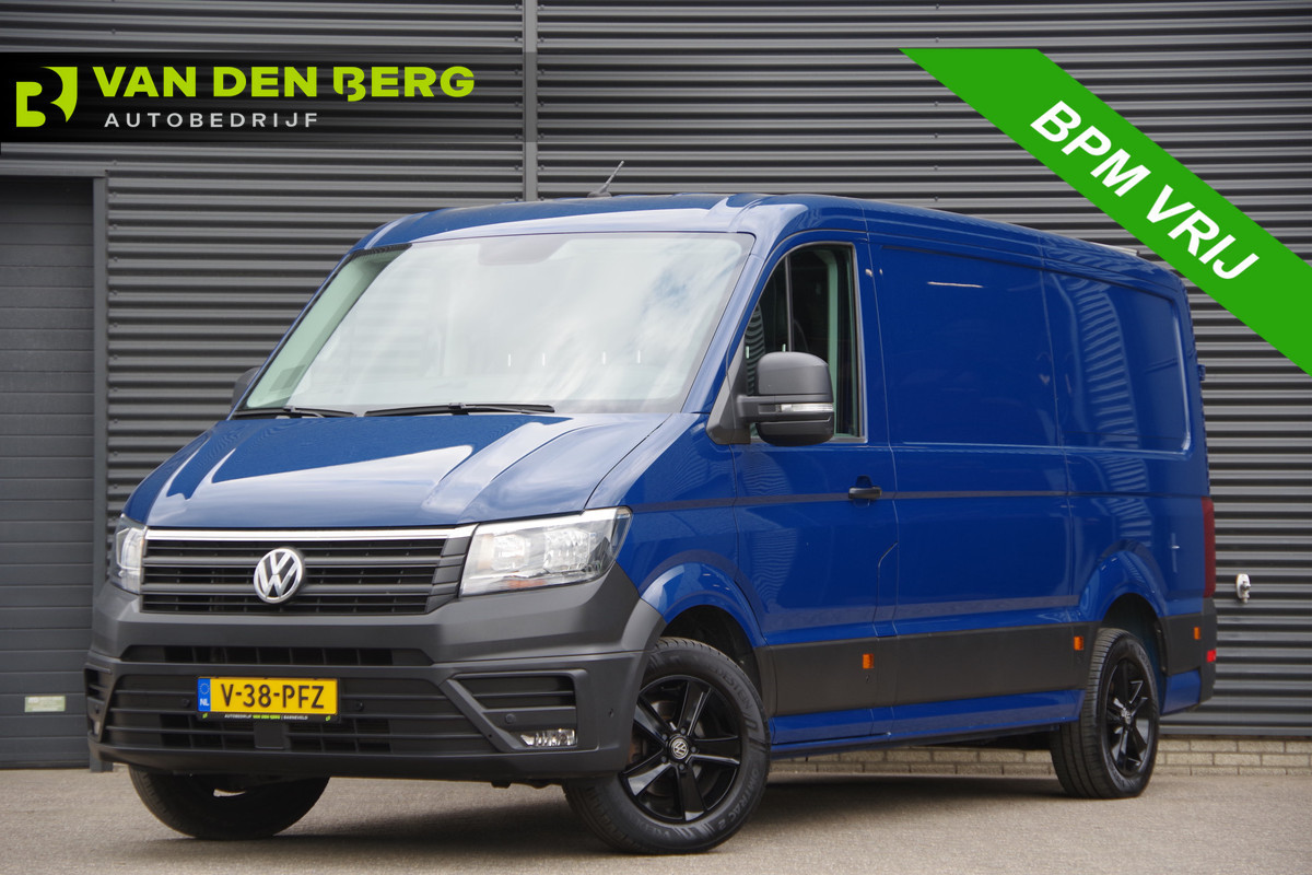 Volkswagen Crafter 35 2.0 TDI L3H2(L2H1) 3-ZITS, 140PK AUT. STANDKACHEL, GEV. ERGO COMFORT STOEL, CRUISE, NAVI, AIRCO