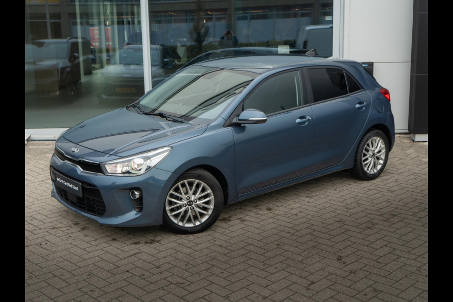 Kia Rio 1.0 TGDI DynamicPlusLine | Trekhaak | Navigatie | Climate control | Keyless | Getint glas | Armsteun | LED achterlichten | Lichtmetalen velgen
