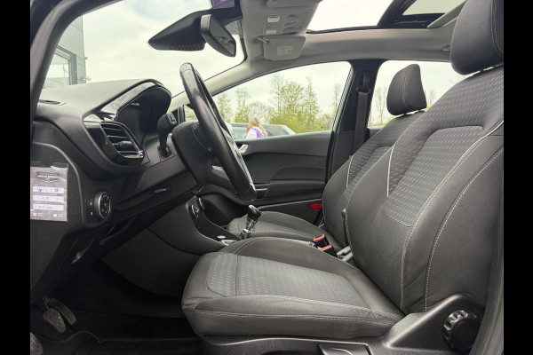 Ford Fiesta 1.0 EcoBoost Titanium 2e Eigenaar,Pano,Camera,Navi,PDC V+A,Carplay,Clima,Cruise,Dealer Onderhouden,6 Bak,N.A.P,102pk,Lm velgen,Apk tot 02-2027