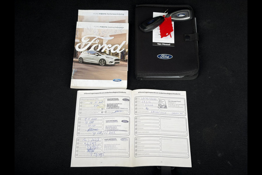 Ford Fiesta 1.0 EcoBoost Titanium 2e Eigenaar,Pano,Camera,Navi,PDC V+A,Carplay,Clima,Cruise,Dealer Onderhouden,6 Bak,N.A.P,102pk,Lm velgen,Apk tot 02-2027