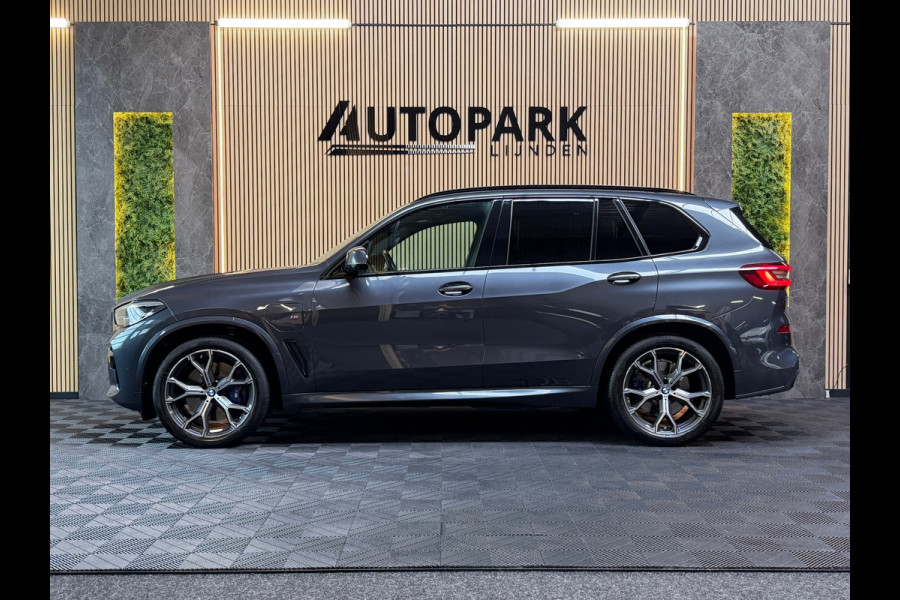 BMW X5 XDrive45e High Executive M-SPORT|PANO|HuD|H&K|360CAM|KEYLESS|TREKHAAK|AUTOPILOT|DEALER ONDERHOUDEN|SFEERVERLICHTING|VOL!