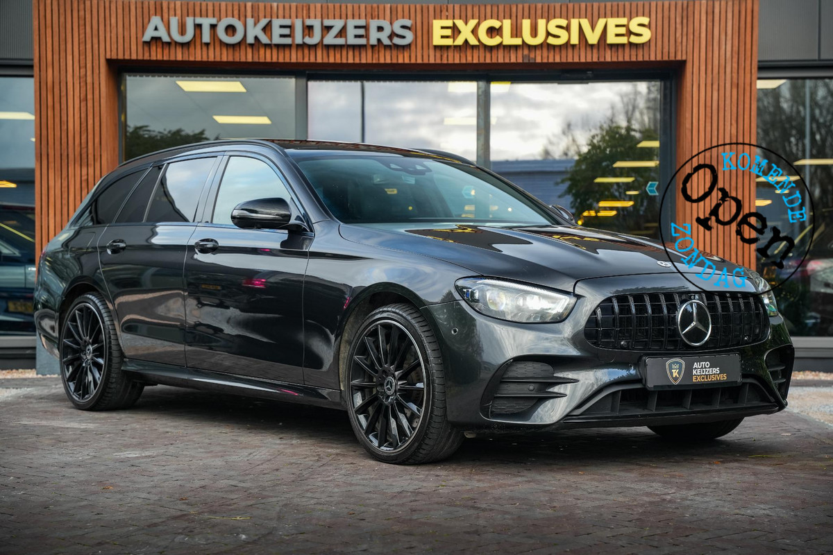 Mercedes-Benz E-Klasse 300 de Panodak Burmester 360 Camera HUD Trekhaak Keyless
