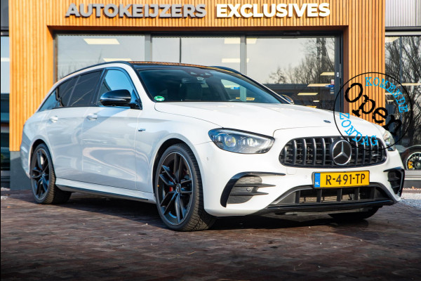 Mercedes-Benz E-Klasse Estate 53 AMG 4MATIC Premium 360 Cam Panodak Burmester Ambient 360 Cam Leer Alcantara ACC Dode Hoek DAB+ E53