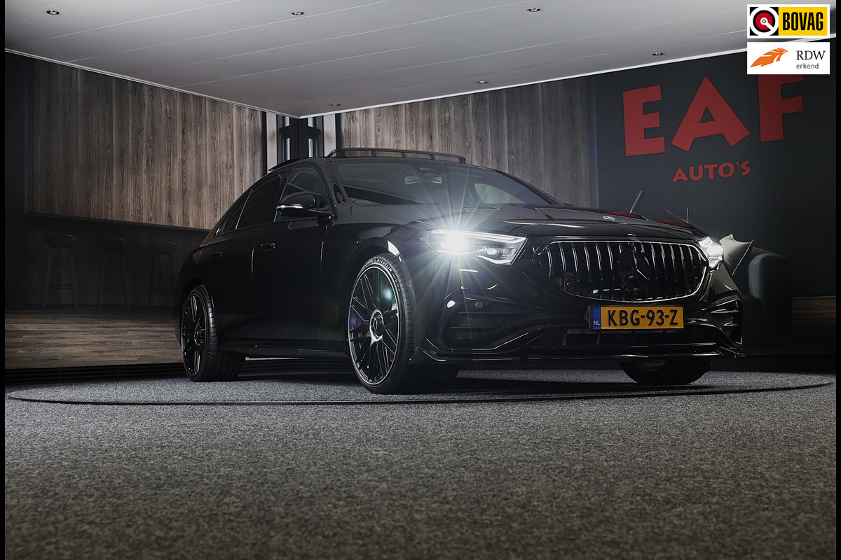 Mercedes-Benz E-Klasse 400 e 4MATIC AMG 53 Look / Hyperscreen / Burmester 4D / Head Up / 360 Camera / Luchtvering / Pano / 21 Inch