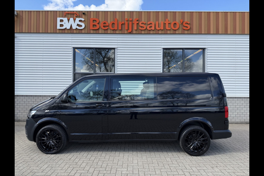 Volkswagen Transporter 2.0 TDI 150pk L2H1 30 DC 5 persoons Comfortline / vaste prijs rijklaar € 27.950 ex btw / / lease vanaf € / zwart metallic / nieuwe 20 inch velgen + banden / euro 6