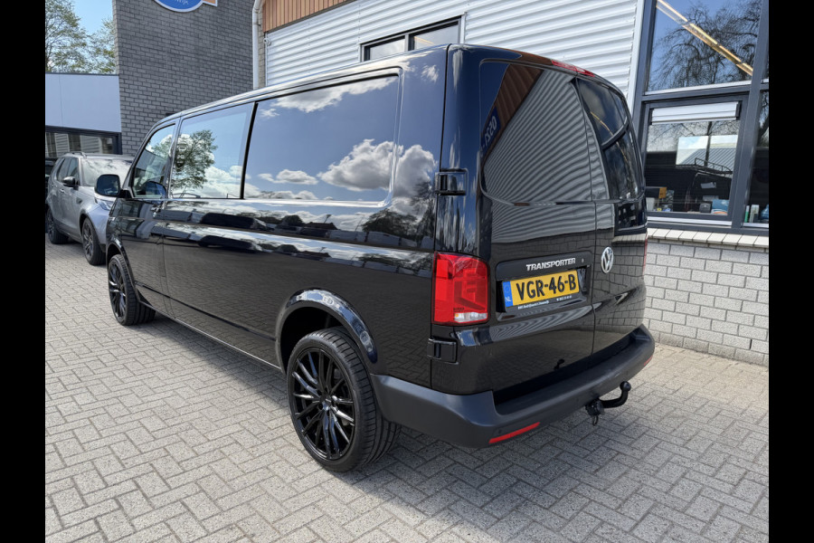 Volkswagen Transporter 2.0 TDI 150pk L2H1 30 DC 5 persoons Comfortline / vaste prijs rijklaar € 27.950 ex btw / / lease vanaf € / zwart metallic / nieuwe 20 inch velgen + banden / euro 6