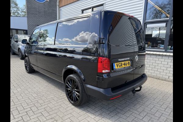 Volkswagen Transporter 2.0 TDI 150pk L2H1 30 DC 5 persoons Comfortline / vaste prijs rijklaar € 27.950 ex btw / / lease vanaf € / zwart metallic / nieuwe 20 inch velgen + banden / euro 6