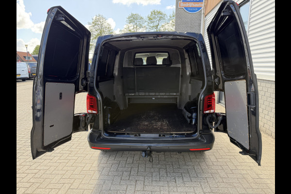 Volkswagen Transporter 2.0 TDI 150pk L2H1 30 DC 5 persoons Comfortline / vaste prijs rijklaar € 27.950 ex btw / / lease vanaf € / zwart metallic / nieuwe 20 inch velgen + banden / euro 6