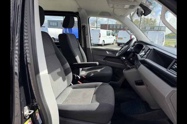 Volkswagen Transporter 2.0 TDI 150pk L2H1 30 DC 5 persoons Comfortline / vaste prijs rijklaar € 27.950 ex btw / / lease vanaf € / zwart metallic / nieuwe 20 inch velgen + banden / euro 6
