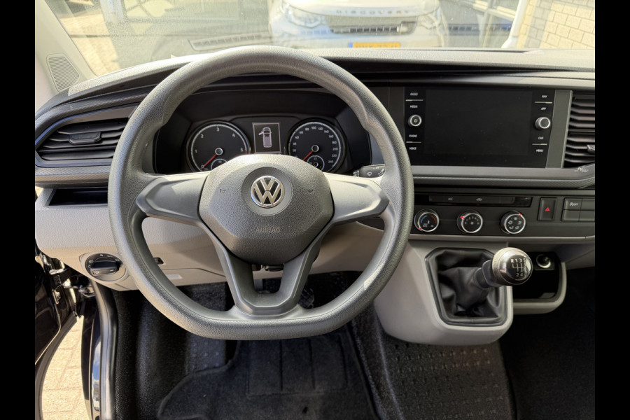 Volkswagen Transporter 2.0 TDI 150pk L2H1 30 DC 5 persoons Comfortline / vaste prijs rijklaar € 27.950 ex btw / / lease vanaf € / zwart metallic / nieuwe 20 inch velgen + banden / euro 6