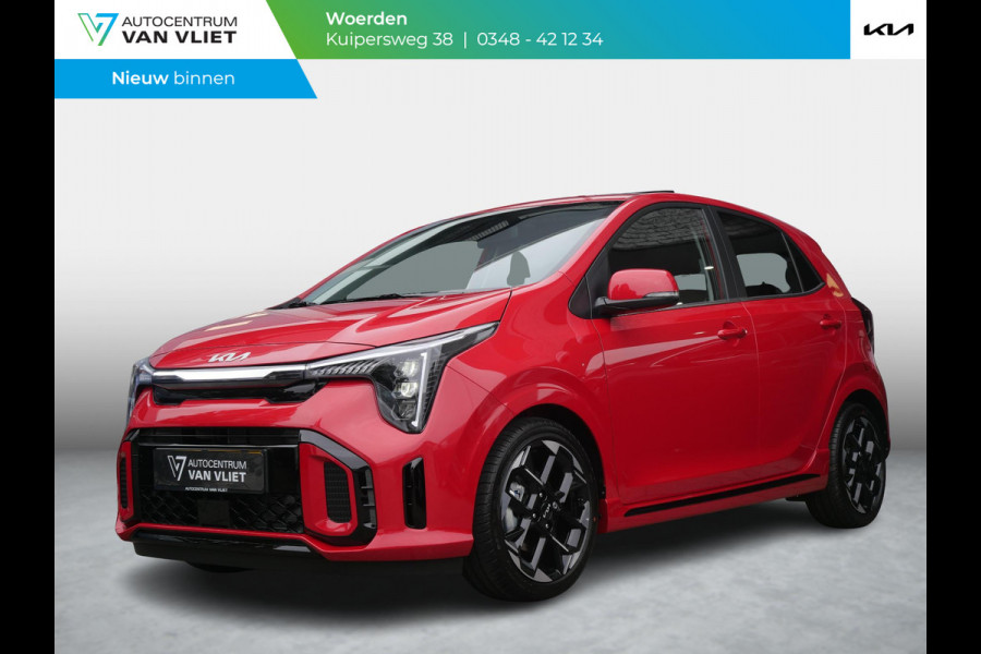 Kia Picanto 1.0 GDi GT-Line | Schuif/kanteldak | Stoel & Stuur verwarming | Camera | Carplay | Direct leverbaar |