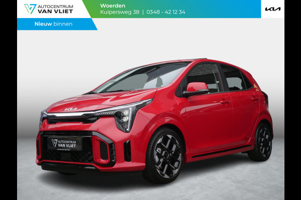 Kia Picanto 1.0 GDi GT-Line | Schuif/kanteldak | Stoel & Stuur verwarming | Camera | Carplay | Direct leverbaar |