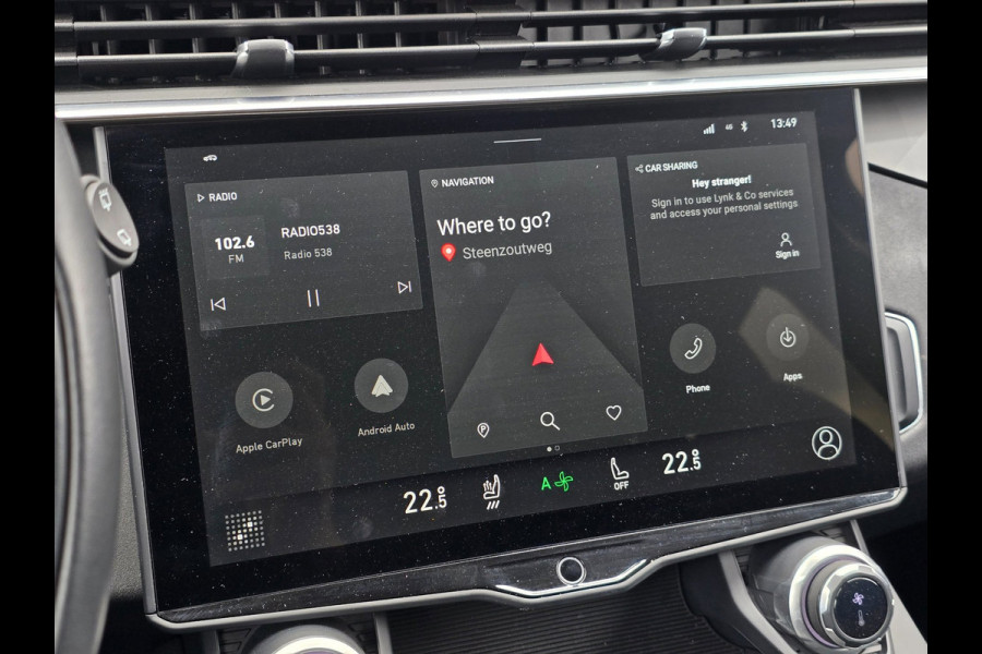 Lynk & Co 01 1.5 Black Edition Panoramadak|360° Camera|ACC|Stoelverwarming|Navi|Carplay