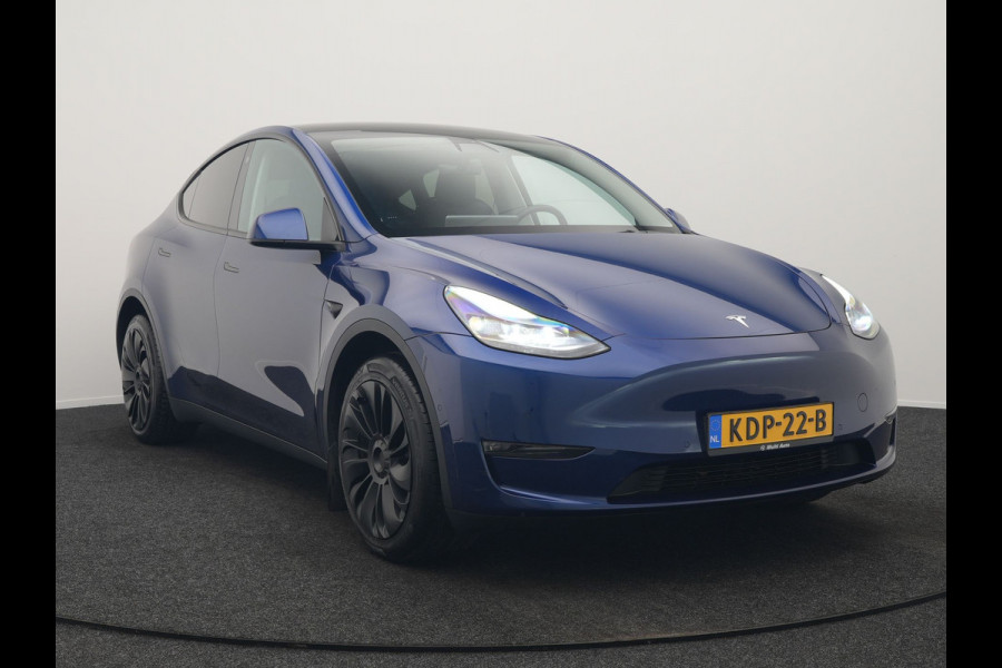 Tesla Model Y Long Range AWD 75 kWh 441pk | Full Self-Driving Capability | Panodak | Adaptive Cruise | Lederen Sportstoelen Memory & Verwarmd | Camera | Navigatie | ANDERE WIELDOPPEN!