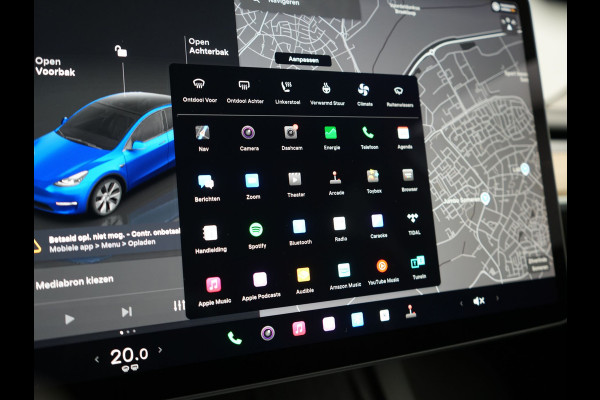 Tesla Model Y Long Range AWD 75 kWh 441pk | Full Self-Driving Capability | Panodak | Adaptive Cruise | Lederen Sportstoelen Memory & Verwarmd | Camera | Navigatie | ANDERE WIELDOPPEN!