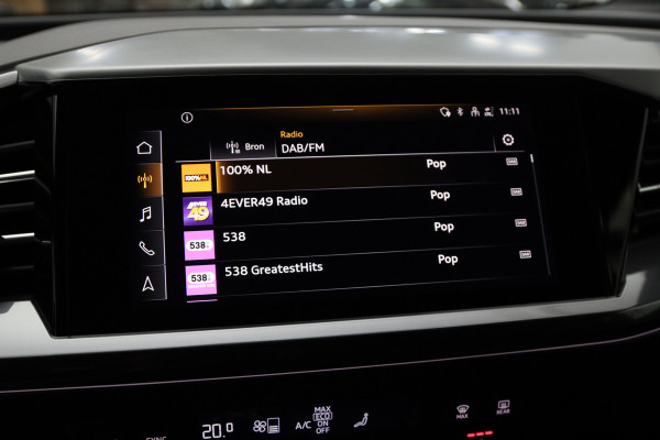 Audi Q4 e-tron 40 204 PK Launch edition S-Line Competition 77 kWh SOH 95%, Stoelverwarming, S-line Pakket, Adap. Cruise Control