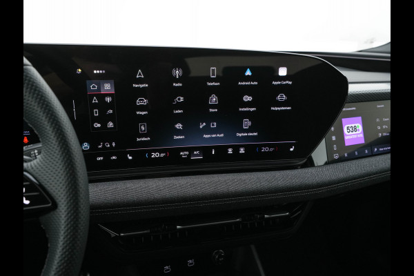 Audi A6 Avant e-tron S edition 83 kWh [ 3-Fase ] (INCL.BTW) *MATRIX-LED | LEATHER-FABRIC | ADAPTIVE-CRUISE | TOP-VIEW | BLINDSPOT | KEYLESS | MEMORY-PACK | WIDESCREEN-COCKPIT | PRIVACY-GLASS | SHIT-PADDLES | HEATED-SPORTSEATS | 21''ALU | TO