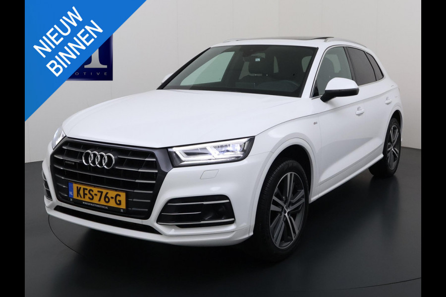 Audi Q5 55 TFSI e quattro Competition 32.000KM! |PANO| ELEKTRISCHE TREKHAAK| ELEK. ACHTERKLEP |MASSAGE| ADAPTIVE CRUISE| CAMERA| NET ONDERHOUD GEHAD RIJKLAAR INCL. 12 MND BOVAG GARANTIE| SFEERVERLICHTING
