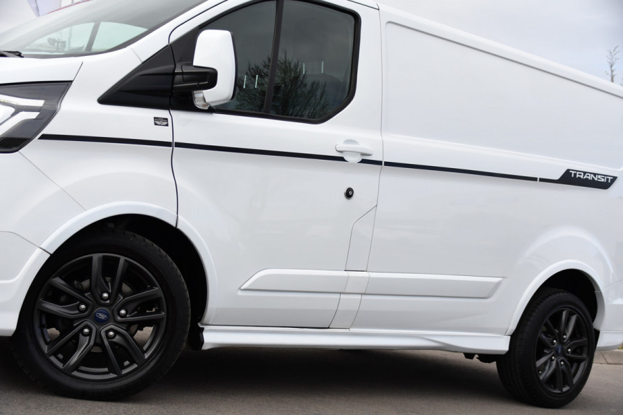 Ford Transit Custom 290 2.0 TDCI L1H1 Sport Camera, Cruise, LED, Leder, Stoelverwarming, 170pk, Automaat, Trekhaak, Voorruit verwarming, Uniek!