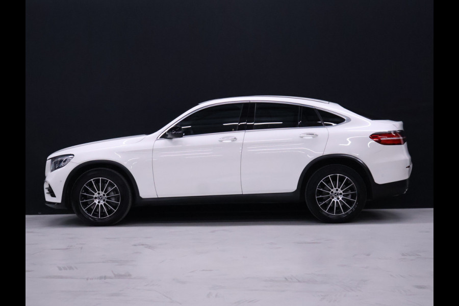 Mercedes-Benz GLC Coupé 250 4MATIC Premium Plus AMG Line [SCHUIFKANTELDAK, TREKHAAK UITKLAPBAAR, BURMESTER, ELEKTRISCH VERSTELBARE STOELEN, SPORTSTUUR, SPORTSTOELEN, STOELVERWARMING, CAMERA, ADAPTIVE CRUISE, BLUETOOTH, CLIMATE, NIEUWSTAAT]