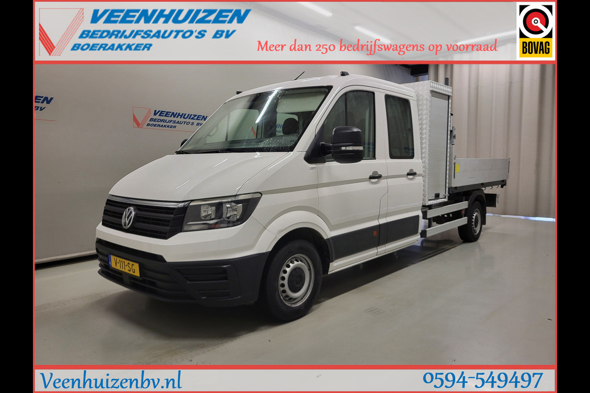 Volkswagen Crafter 2.0TDI Dubbele Cabine Kipper 3000kg Trekgewicht Euro 6!