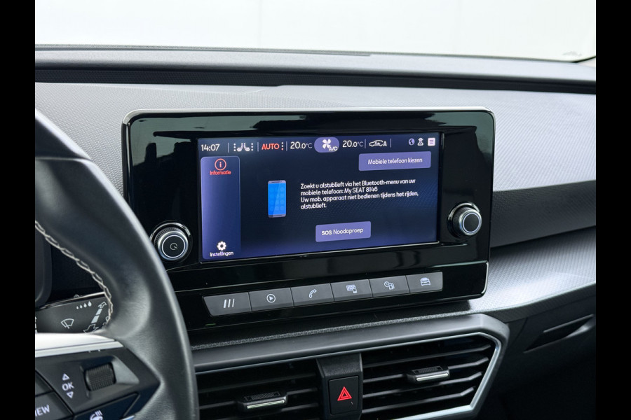Seat Leon T 111pk Adap.Cruise Camera Lmv 19" Apple Carplay Android Stoel+Stuurverwarming Pdc Navi* Ecc Business Isofix DAB Led Front Assist Keyless-Go