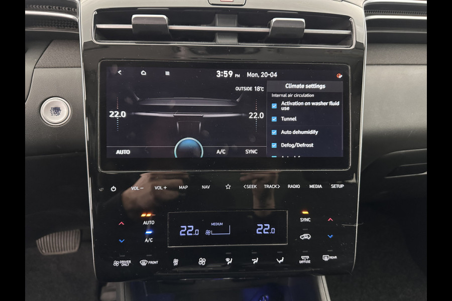 Hyundai Tucson 1.6 T-GDI HEV Comfort Smart (INCL-BTW) *FULL-LED | ADAPTIVE-CRUISE | HEATED-COMFORTSEATS | KEYLESS | CAMERA | DIGI-COCKPIT | PRIVACY-GLASS | SHIFTPADDLES | ECC | PDC | 17''ALU*