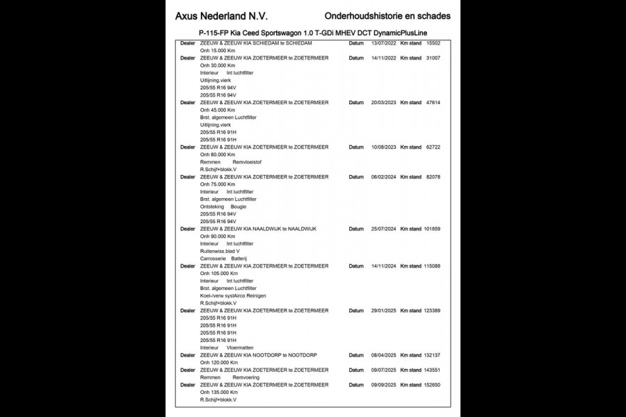 Kia Ceed Sportswagon 1.0T-GDi MHEV DynamicPlusLine|120PK|AUTOMAAT|ACC|LEDER|CARPLAY|CAMERA|CLIMA,CRUISE|STOEL+STUURVERW|ORG NL|NAP