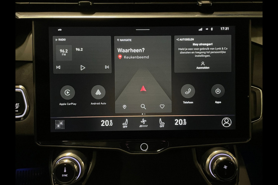 Lynk & Co 01 1.5|12-2022|PHEV|BLACK|PANO|ACC|360 CAMERA|ANDROID/CARPLAY|STOELVERW|INFINITY AUDIO|MEMORY|ELEK. A-KLEP + INTERIEUR|