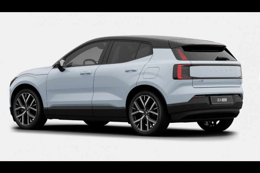 Volvo EX30 Single Motor Extended Range Plus Europa 69 kWh / Elektrische stoelen / Adaptieve cruise control / BLIS / Parkeersensoren met camera / Elektrische achterklep / 20" velgen / Google infotainment / Keyless entry