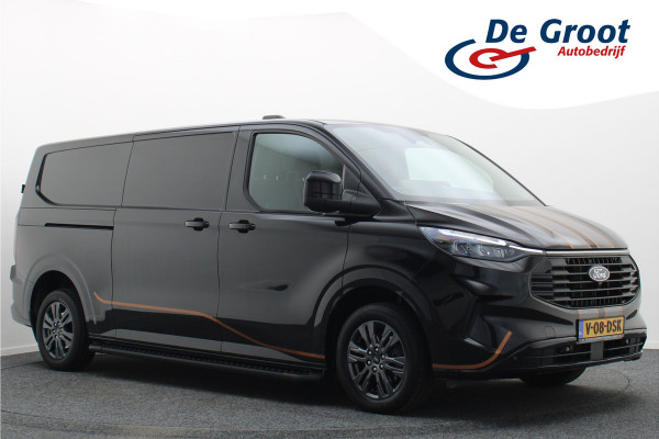 Ford Transit Custom 300 2.0 TDCI Automaat L2H1 3-Zits, LED, Keyless, ACC, Trekhaak, Side-Bars, PDC, 17"