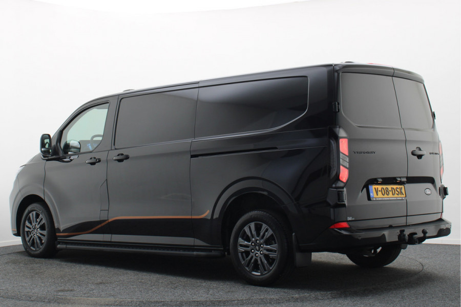 Ford Transit Custom 300 2.0 TDCI Automaat L2H1 3-Zits, LED, Keyless, ACC, Trekhaak, Side-Bars, PDC, 17"