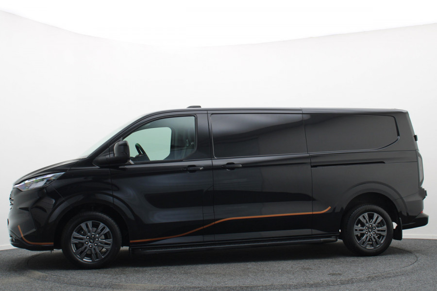 Ford Transit Custom 300 2.0 TDCI Automaat L2H1 3-Zits, LED, Keyless, ACC, Trekhaak, Side-Bars, PDC, 17"