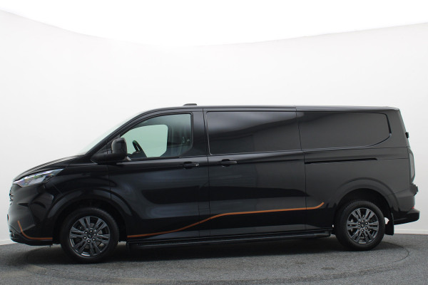 Ford Transit Custom 300 2.0 TDCI Automaat L2H1 3-Zits, LED, Keyless, ACC, Trekhaak, Side-Bars, PDC, 17"
