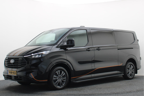 Ford Transit Custom 300 2.0 TDCI Automaat L2H1 3-Zits, LED, Keyless, ACC, Trekhaak, Side-Bars, PDC, 17"