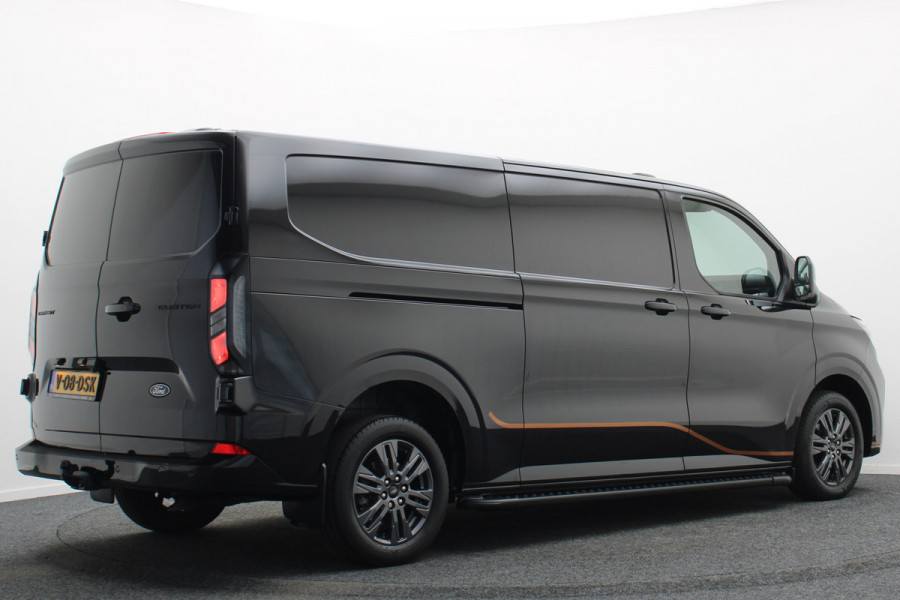 Ford Transit Custom 300 2.0 TDCI Automaat L2H1 3-Zits, LED, Keyless, ACC, Trekhaak, Side-Bars, PDC, 17"