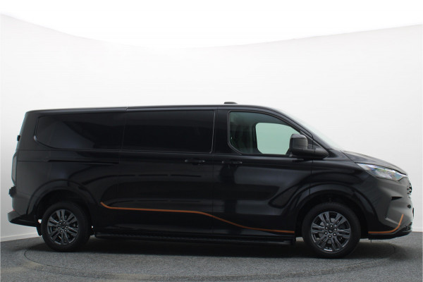 Ford Transit Custom 300 2.0 TDCI Automaat L2H1 3-Zits, LED, Keyless, ACC, Trekhaak, Side-Bars, PDC, 17"