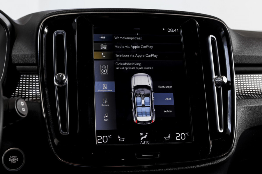 Volvo XC40 1.5 T5 Recharge R-Design | S/K-Panodak | Elek. Trekhaak | Harman/Kardon | Dig. Cockpit | Cruise | Winterpakket | 360 Camera | NAV + App. Connect | ECC | Elek. Klep | LM 19" |