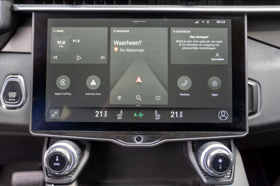 Lynk & Co 01 1.5 |Prijs incl. 12 mnd garantie| PDC Panoramadak LMV Navi Trekhaak Apple carplay/Android auto Camera